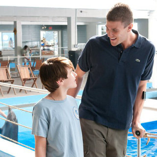 Nathan Gamble stars as Sawyer Nelson and Austin Stowell stars as Kyle in Warner Bros. Pictures' Dolphin Tale (2011)