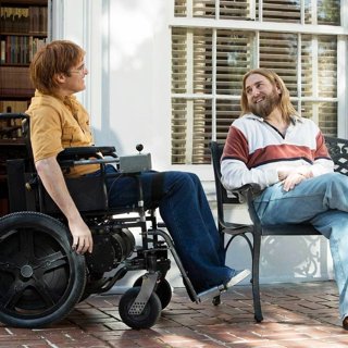 Joaquin Phoenix stars as John Callahan and Jonah Hill stars as Donnie in Amazon Studios' Don't Worry, He Won't Get Far on Foot (2018)