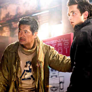 Chow Yun-Fat stars as Master Roshi and Justin Chatwin stars as Goku in The 20th Century Fox Pictures' Dragonball Evolution (2009)
