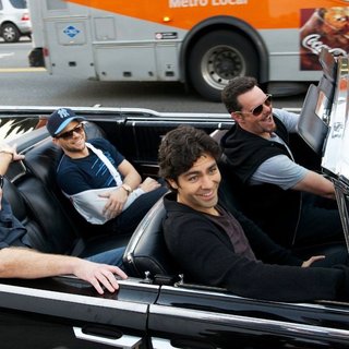 Kevin Connolly, Jerry Ferrara, Adrian Grenier and Kevin Dillon in Warner Bros. Pictures' Entourage (2015). Photo credit by Claudette Barius.
