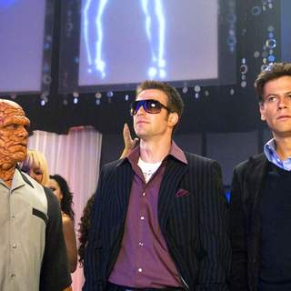 Michael Chiklis, Chris Evans and Ioan Gruffudd in The 20th Century Fox's Fantastic Four: Rise of the Silver Surfer (2007)