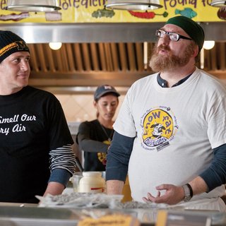 Jason Segel stars as Tom Solomon and Brian Posehn stars as Tarquin in Universal Pictures' The Five-Year Engagement (2012)