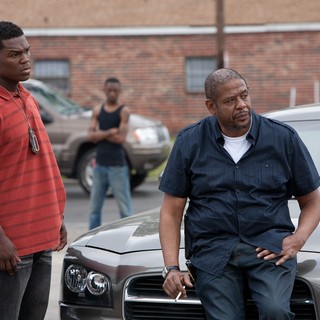 50 Cent stars as Malo and Forest Whitaker stars as LaRue in Lions Gate Films' Freelancers (2012)