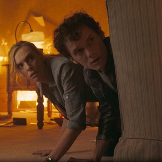 Toni Collette stars as Jane Brewster and Anton Yelchin stars as Charley Brewster in DreamWorks SKG's Fright Night (2011)