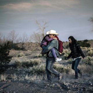 Michael Pena and Eva Longoria in Magnolia Pictures' Frontera (2014)