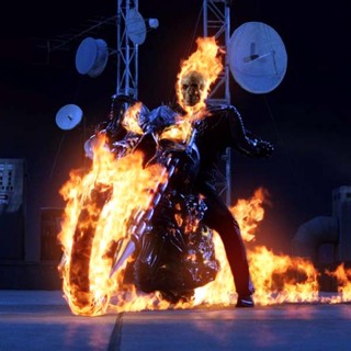 Nicolas Cage as Ghost Rider in Columbia Pictures' Ghost Rider (2007)