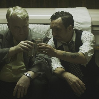 Philip Seymour Hoffman and Eddie Marsan in IFC Films' God's Pocket (2014)