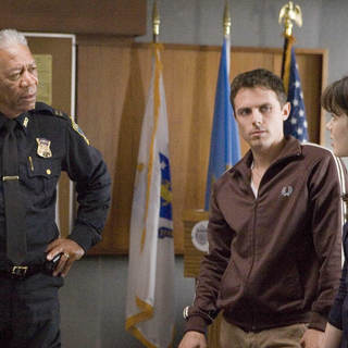 Morgan Freeman, Casey Affleck and Michelle Monaghan in Miramax Films' Gone Baby Gone (2007)