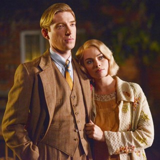 Domhnall Gleeson stars as A.A. Milne and Margot Robbie stars as Daphne Milne in Fox Searchlight Pictures' Goodbye Christopher Robin (2017)