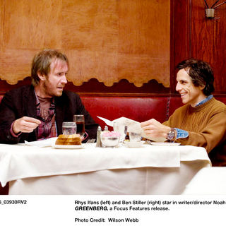 Rhys Ifans stars as Ivan Schrank and Ben Stiller stars as Roger Greenberg in Focus Features' Greenberg (2010). Photo credit by Wilson Webb.