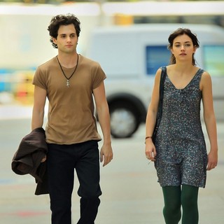Penn Badgley stars as Jeff Buckley and Imogen Poots stars as Allie in Smuggler Films' Greetings from Tim Buckley (2013)