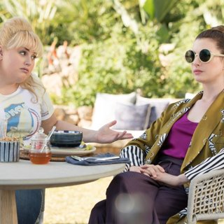 Rebel Wilson and Anne Hathaway in MGM's The Hustle (2019)