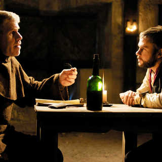 Ron Perlman stars as Priest and Dominic Monaghan stars as Arthur Blake in IFC Films' I Sell the Dead (2009)