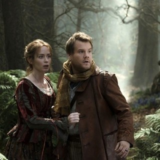Emily Blunt stars as The Baker's Wife and James Corden stars as The Baker in Walt Disney Pictures' Into the Woods (2014)