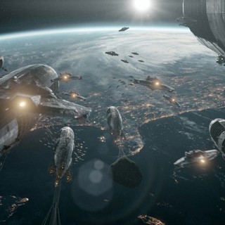 A scene from Entertainment One's Iron Sky (2012)