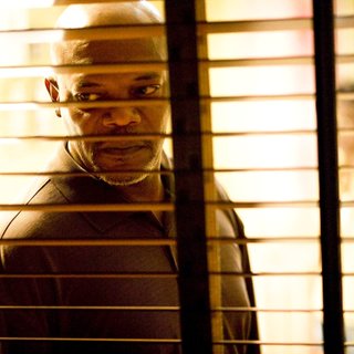 Samuel L. Jackson stars as Abel Turner in Screen Gems' Lakeview Terrace (2008). Photo credit by Chuck Zlotnick.