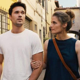 Brett Dalton stars as Eric Lazard and Stana Katic stars as Anna in Orion Pictures' Lost in Florence (2017)