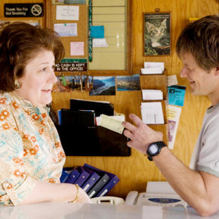 Margo Martindale stars as Trish and Steve Zahn stars as Mike Cranshaw in MGM's Management (2009)