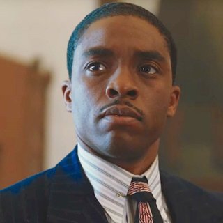 Chadwick Boseman stars as Thurgood Marshall in Open Road Films' Marshall (2017)