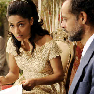 Freida Pinto stars as Miral and Alexander Siddig stars as Miral's father in The Weinstein Company's Miral (2010)