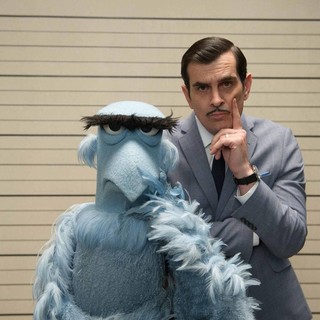 Sam the Eagle and Ty Burrell (Jean Pierre Napoleon) in Walt Disney Pictures' Muppets Most Wanted (2014)