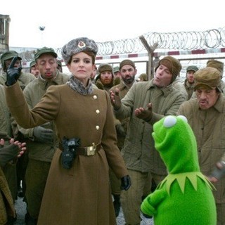 Tina Fey stars as Nadya and Kermit the Frog in Walt Disney Pictures' Muppets Most Wanted (2014)