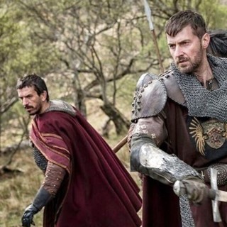 Tristan McConnell stars as Dugald and Richard Armitage stars as Raymond De Merville in RLJ Entertainment's Pilgrimage (2017)