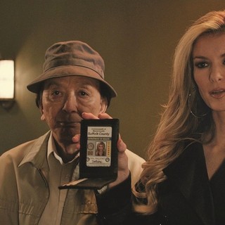 James Hong stars as Nick's Avatar/Jerry Chen and Kimberly Evan stars as 70s Secretary in Universal Pictures' R.I.P.D. (2013)