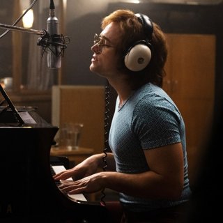 Taron Egerton stars as Elton John in Paramount Pictures' Rocketman (2019)