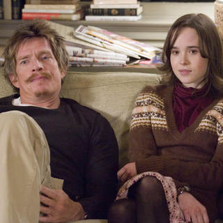 Thomas Haden Church as Chuck and Ellen Page as Vanessa Wetherhold in Miramax Films' Smart People (2008)