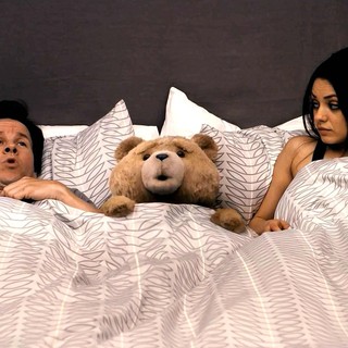 Mark Wahlberg stars as John, Ted and Mila Kunis stars as Lori in Universal Pictures' Ted (2012)