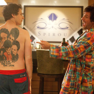 Andy Samberg stars as Todd Peterson and Adam Sandler stars as Donny Berger in Columbia Pictures' That's My Boy (2012)