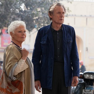 Judi Dench stars as Evelyn Greenslade and Bill Nighy stars as Douglas Ainslie in Fox Searchlight Pictures' The Second Best Exotic Marigold Hotel (2015)
