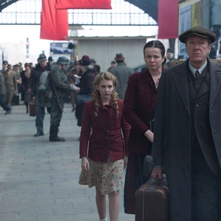 Sophie Nelisse, Emily Watson and Geoffrey Rush in 20th Century Fox's The Book Thief (2013)