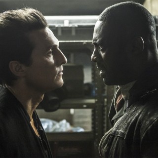 Matthew McConaughey stars as Man in Black and Idris Elba stars as Roland Deschain/The Gunslinger in Columbia Pictures' The Dark Tower (2017)