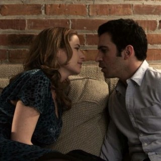 Jenna Fischer stars as Janice and Chris Messina stars as Tim in Tribeca Films' The Giant Mechanical Man (2012)