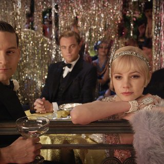 Tobey Maguire, Leonardo DiCaprio, Carey Mulligan and Joel Edgerton in Warner Bros. Pictures' The Great Gatsby (2013)