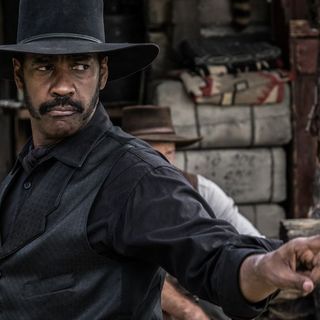 Denzel Washington stars as Sam Chisolm in Columbia Pictures' The Magnificent Seven (2016)