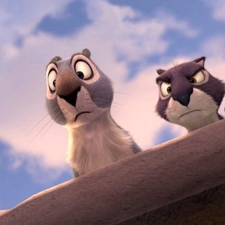 Grayson and Surly from Open Road Films' The Nut Job (2014)