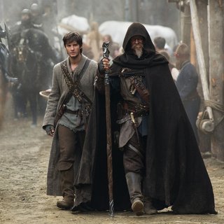 Ben Barnes stars as Tom Ward and Jeff Bridges stars as Master Gregory in Universal Pictures' Seventh Son (2015)
