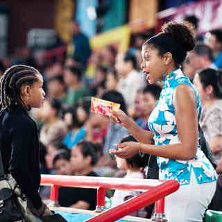 Jaden Smith stars as Dre Parker and Taraji P. Henson stars as Mom in Columbia Pictures' The Karate Kid (2010)