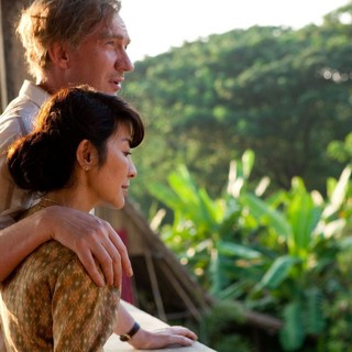 David Thewlis stars as Michael Aris and Michelle Yeoh stars as Aung San Suu Kyi in Cohen Media Group's The Lady (2012)