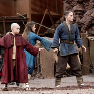 Noah Ringer, Nicola Peltz and Jackson Rathbone in Paramount Pictures' The Last Airbender (2010). Photo credit by Zade Rosenthal.