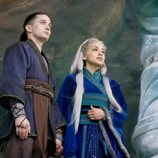 Jackson Rathbone stars as Sokka and Seychelle Gabriel stars as Princess Yue in Paramount Pictures' The Last Airbender (2010)