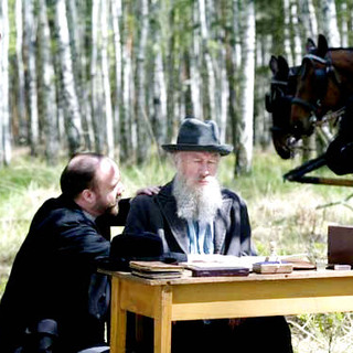 Paul Giamatti stars as Vladimir Chertkov and Christopher Plummer stars as Leo Tolstoy in Sony Pictures Classics' The Last Station (2009)