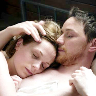 Anne-Marie Duff stars as Sasha Tolstoy and James McAvoy stars as Valentin Bulgakov in Sony Pictures Classics' The Last Station (2009)