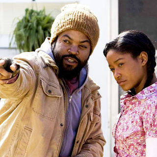 Ice Cube stars as Curtis Plummer and Keke Palmer stars as Jasmine Plummer in Dimension Films' The Longshots (2008)