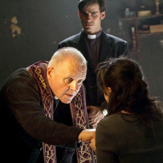 Anthony Hopkins stars as Father Lucas and 	Colin O'Donoghue stars as Michael Kovak in Warner Bros. Pictures' The Rite (2011)