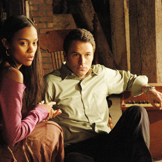 Zoe Saldana stars as Cassie and Tim Daly stars as Bryan Becket in IFC Films' The Skeptic (2009)