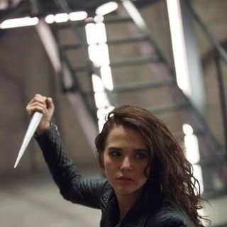 Zoey Deutch stars as Rose Hathaway in The Weinstein Company's Vampire Academy (2014). Photo credit by Laurie Sparham.